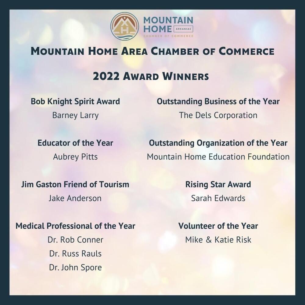 List of Mountain Home Chamber of Commerce Prize Winners